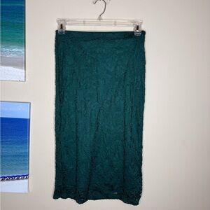 AFRM green Lace midi Pencil Skirt